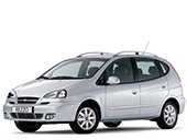 Автомобильные коврики Chevrolet Rezzo Минивэн (2000 - 2008)