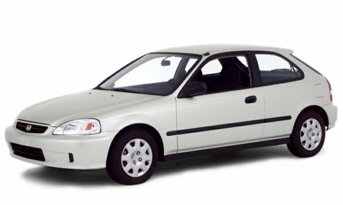 Автомобильные коврики Honda Civic VI хетчбэк (1995 - 2000)
