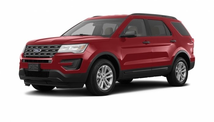 Автомобильные коврики Ford Explorer V (U502) 7 мест (2015 - 2018) Рестайлинг